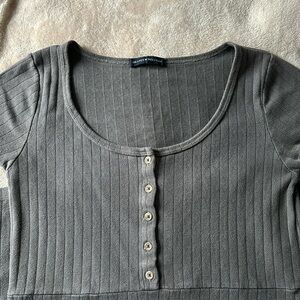 Brandy Melville pointelle short sleeve dress